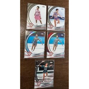26 Topps Chrome US Olympic Figure Skating Lot Kristi Yamaguchi M Davis Chock